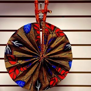 African Print Fan